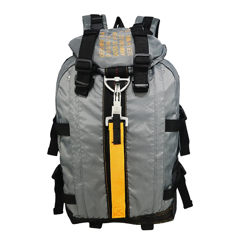 

Factory manufacture various popular product travelling backpack bag parachute bag tactical bag, Grey tactical bag