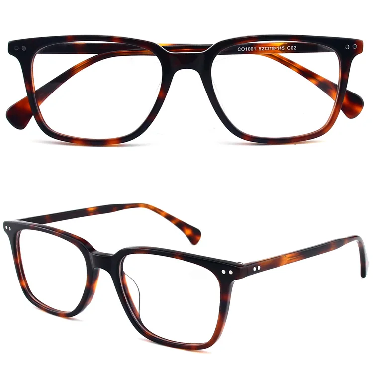 Acetate Computer glasses Anti blue light blocking orange lens computer eyewear MOQ 12 pcs