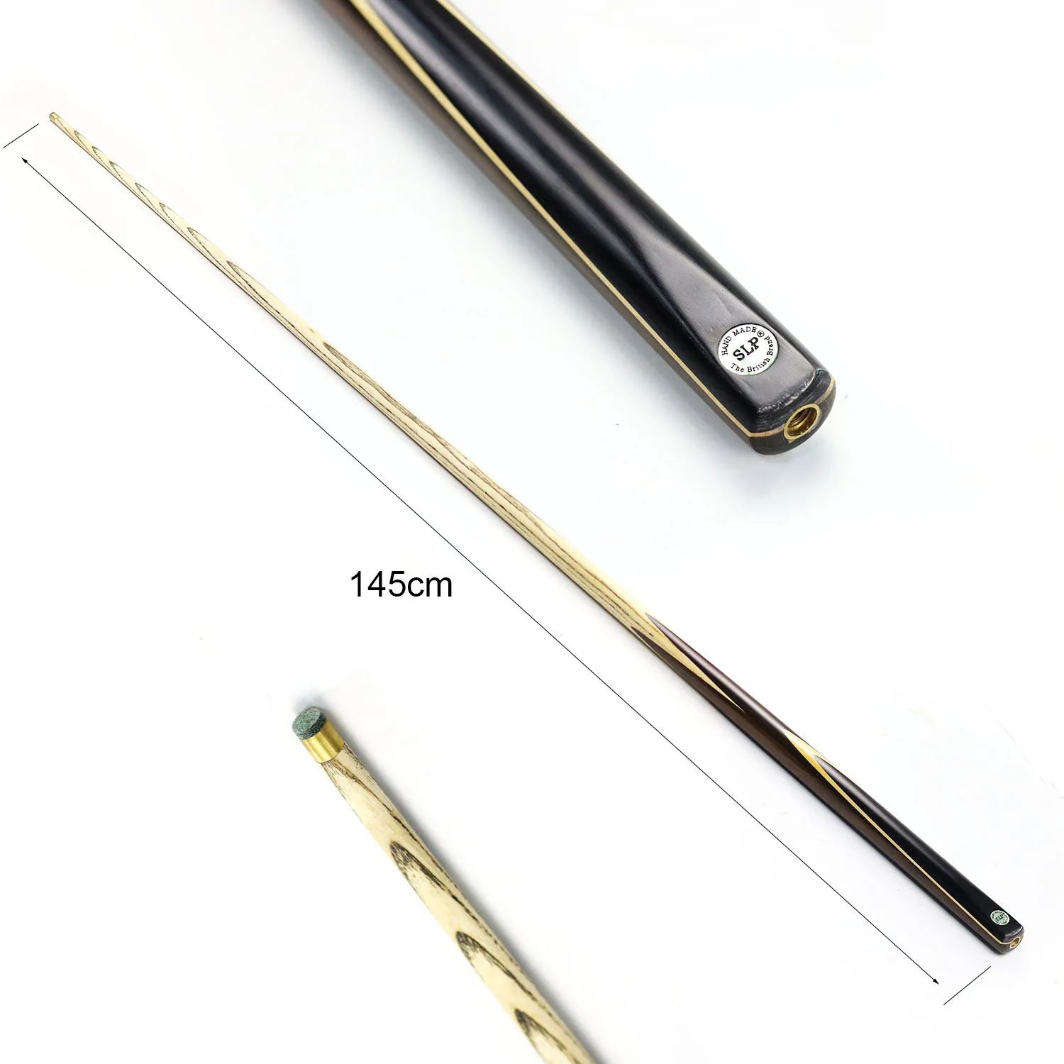 High-end Handmade SLP One Piece Cue Ash Wood One-pc  9mm / 10mm Tip  Snooker & Billiard Cue With Extension for Sale