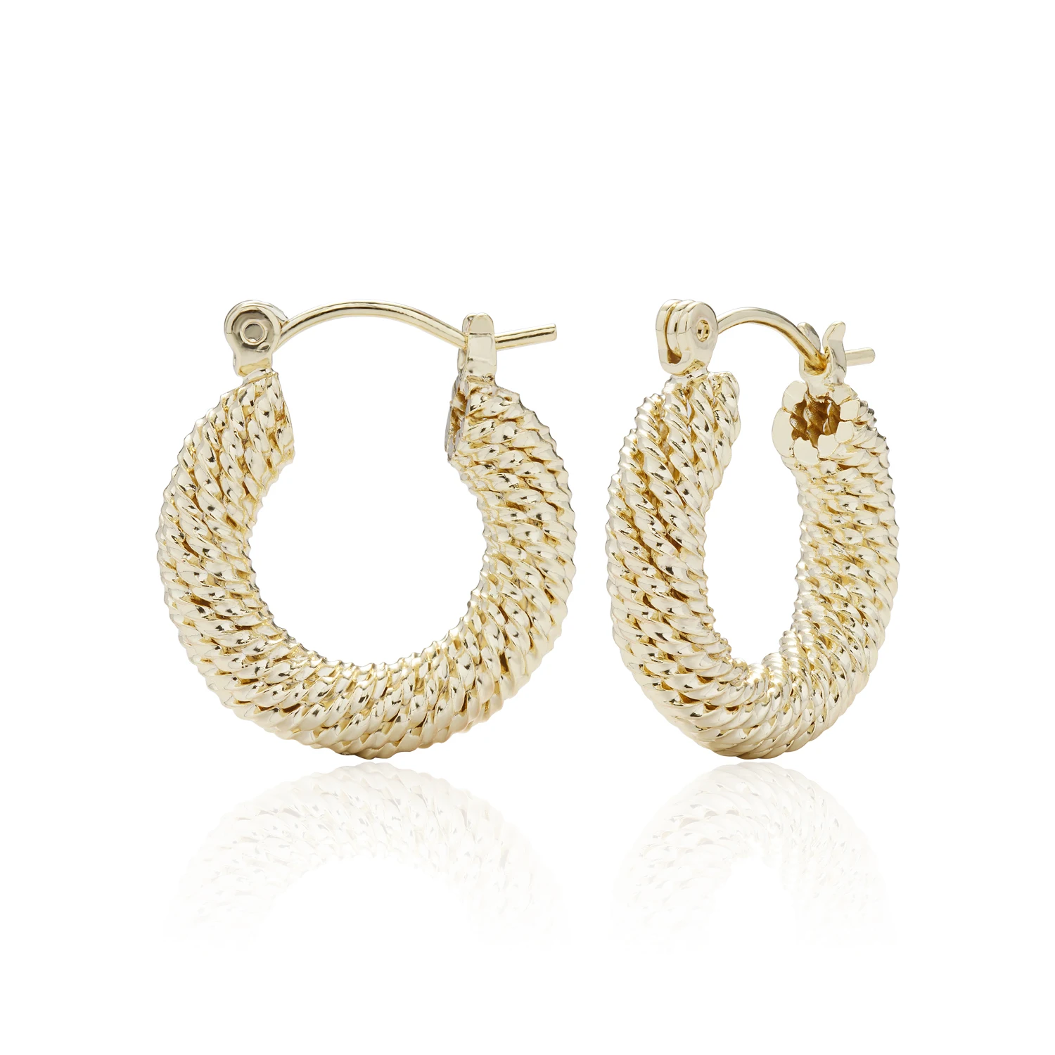 

Trendy Jewelry Spiral Shape Earrings Men Women High Quality Simple Earrings