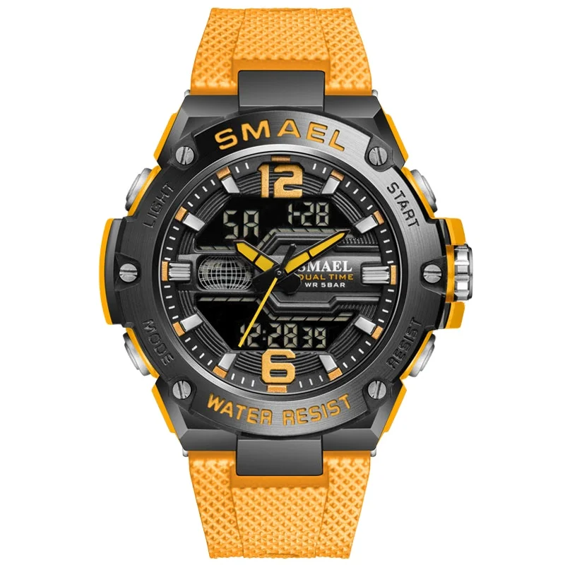 

Fashion Casual watch SMAEL 8033 sports watch water resistance watch for men, 7 colors