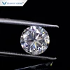 Tianyu Gems Thick Girdle Lab Created Diamonds 6.5mm 1ct H&A Cut VVS1 Luster Moissanite Diamante