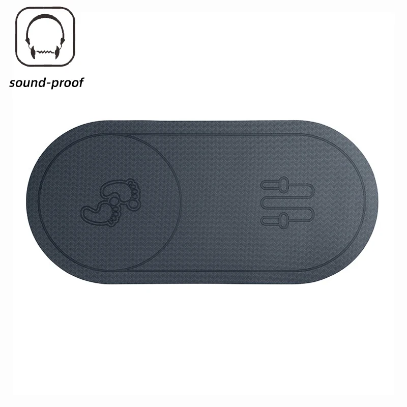 

Portable Sound Insulation ECO Oval Sound-proof Skip Jump Rope Mat,Jumprope Mat, Pink or customized