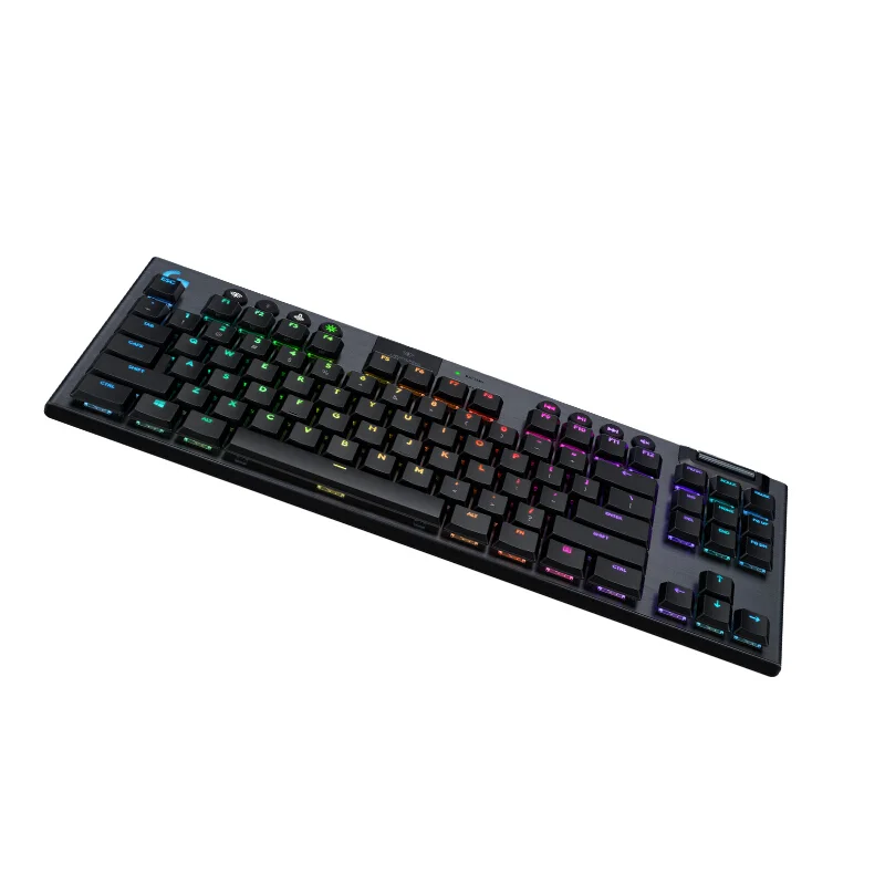 

Logitech G913 TKL Wireless RGB Mechanical Gaming Keyboard 16.8 million colors Wireless Keyboard, Black