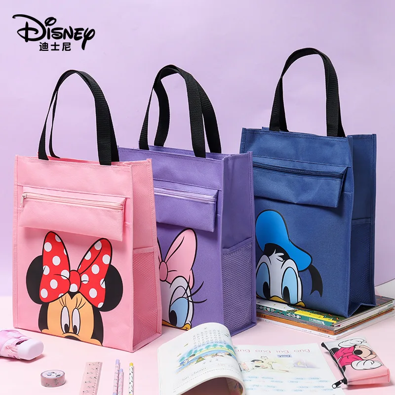 

Disney Simple Cartoon Large Capacity Student book Bag Cute Cartoon Donald Duck Children's Stationery Storage Bag