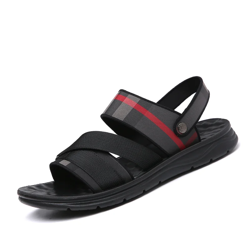 

Men's Slippers Summer New Outdoor Tide Personality Sandals Wear Non-slip Beach Mens Sandals