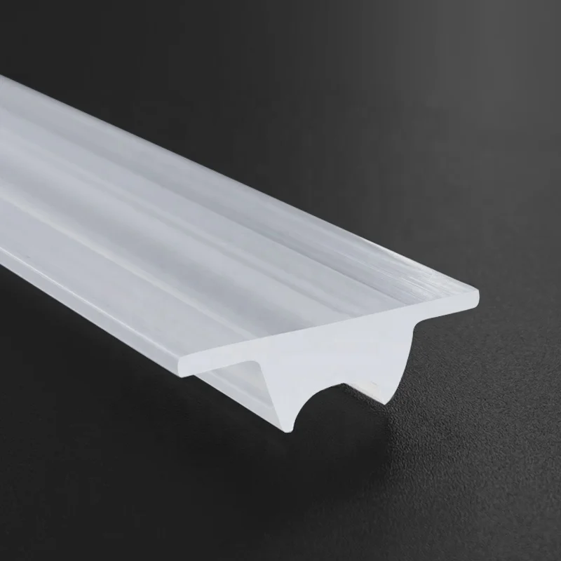 Foggy Effect Extruded Plexiglass Frosty Effect Pmma Various Design Acrylic Led Linear Lens//