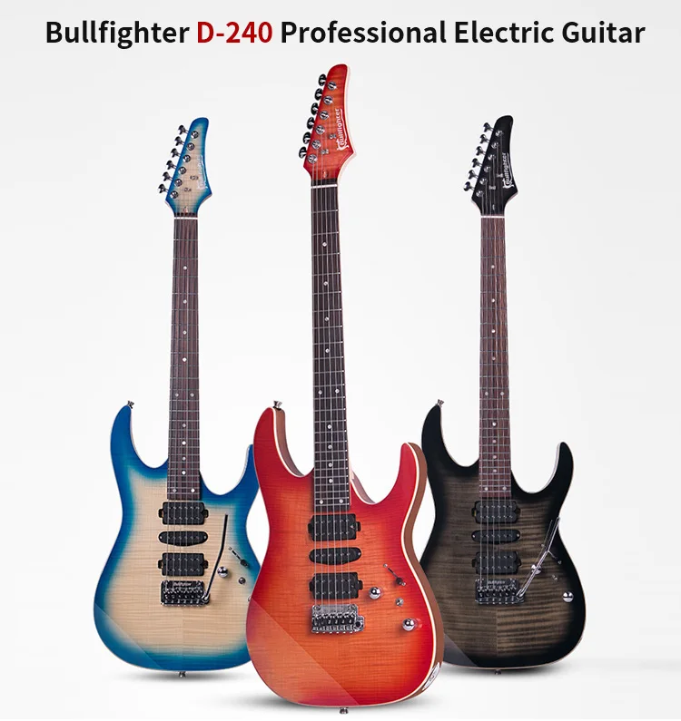 Bullfighter D240 Professional Electric Guitar Made in China Wholesale Factory Price