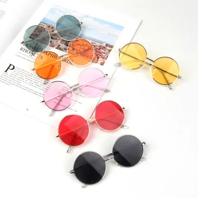 

New Classic Sunglasses kids glasses UV400 round sun glass Eyeglasses lunette de soleil homme Oval Sunglasses