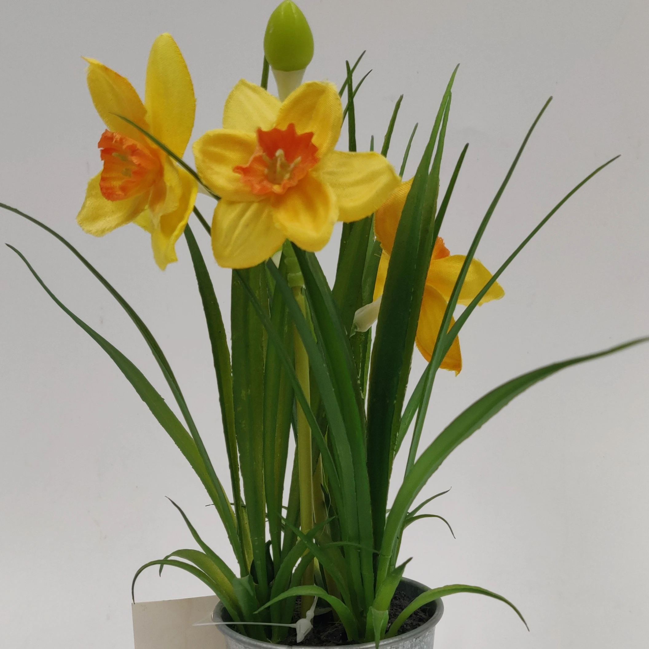 

2021 New Design Artificial Flowers Online Artificial Narcissus Flower Bonsai, Green