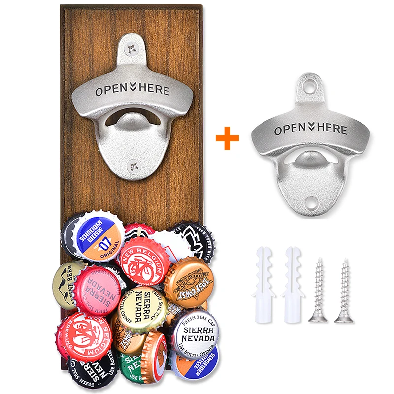 

Wall Mounted Fit Perfectly in Any Decor Magnetic Bottle Opener