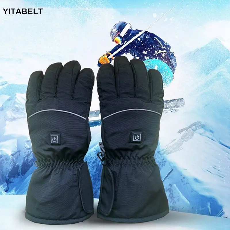 
In stock wholesale 3-step thermostat electric heating glove, battery box heating glove, warm ski glove 