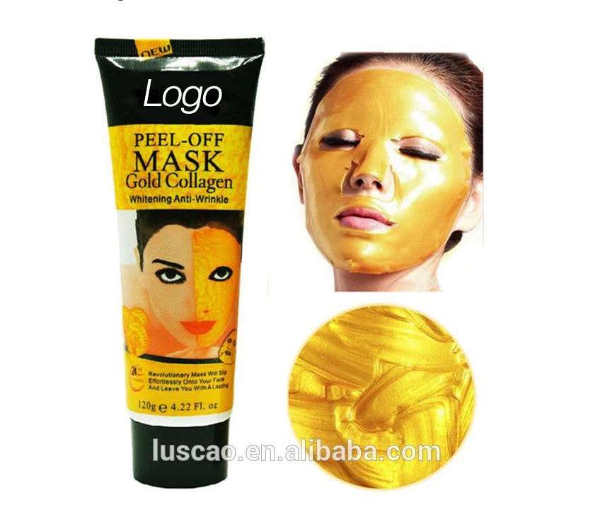 

Best Whitening Anti Wrinkles Cleansng 120g Peel Off Blackhead 24k Gold Facial Mask Cream