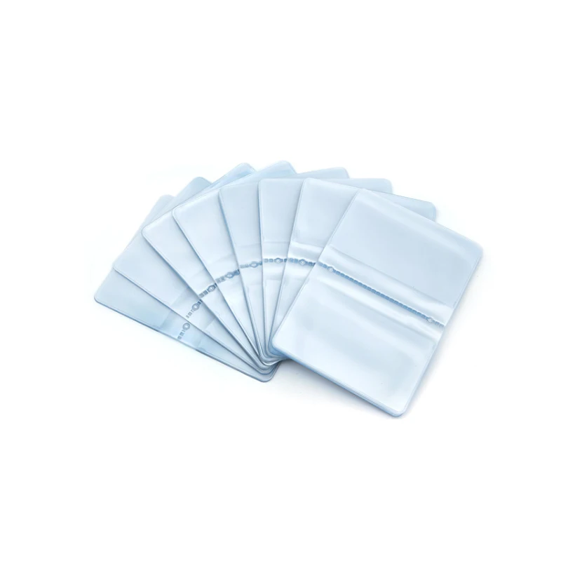 

Factory Waterproof Clear PVC Id Card Holder Plastic Bank Card