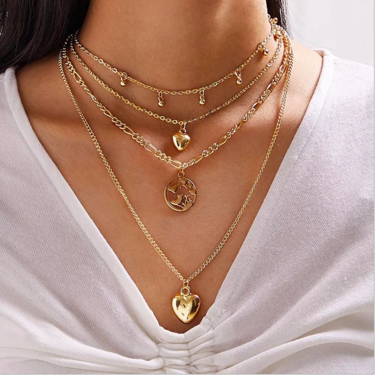 

New Style Necklace Clavicle Chain layers Necklace