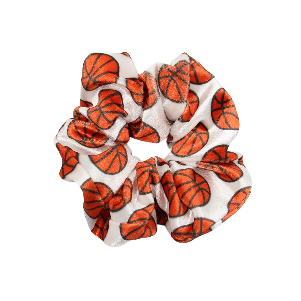 Hot Styles Different Designs Sports Scrunchy Bight Colorful Basketball