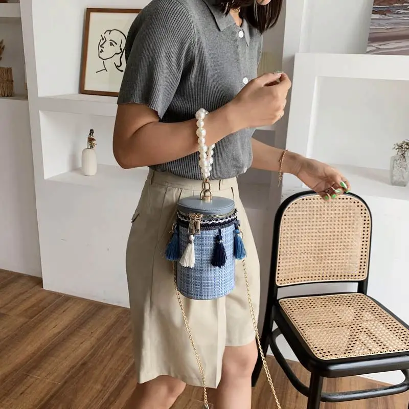 

2021 Bucket bag Crossbody Mini Purses Single Shoulder Designer Famous Tassel bucket bag Ladies Fashion Handbags