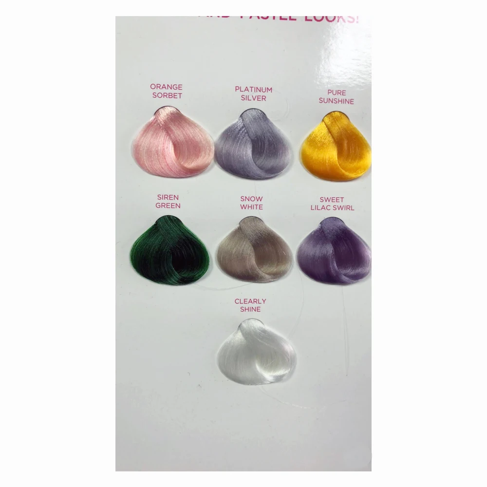 
OEM/ODM Multi-Colors Ion Hair Color Chart For Hair Dye 
