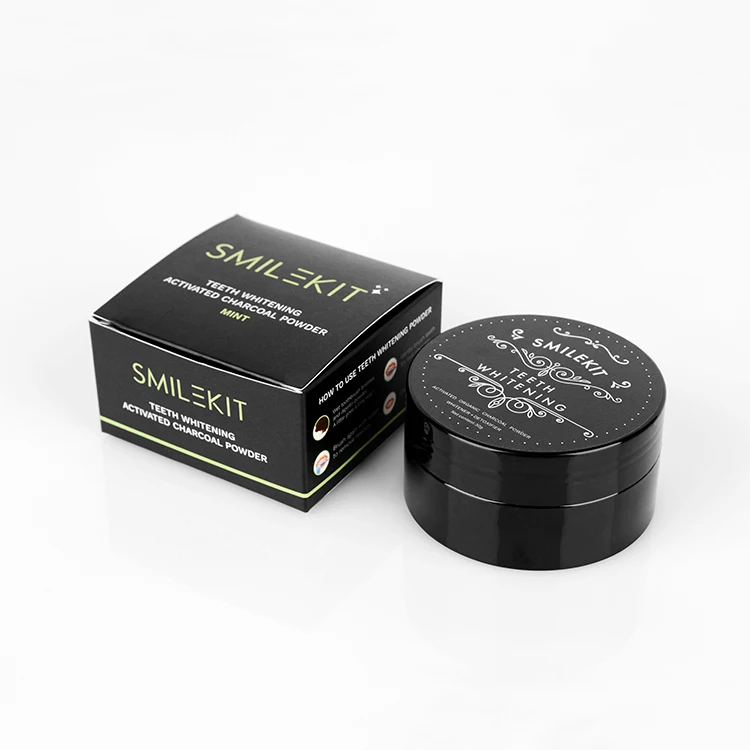 

smilekit teeth whitening active charcoal powder natural with toothbrush