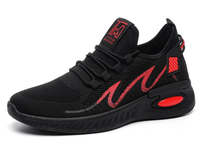 

New Modern Design Hot Selling Customized Logo Low Price Mesh Simple Color Running Shoes, 3 colors
