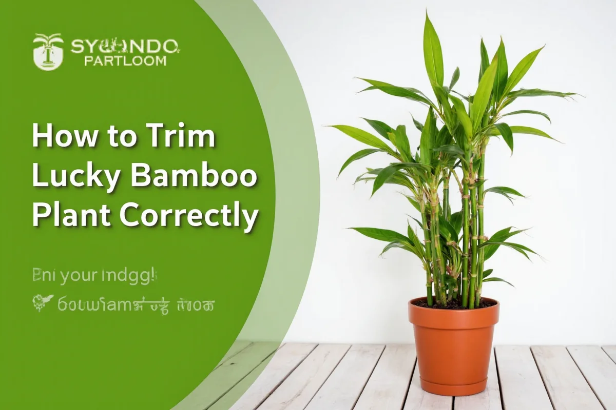 how to trim a lucky bamboo plant