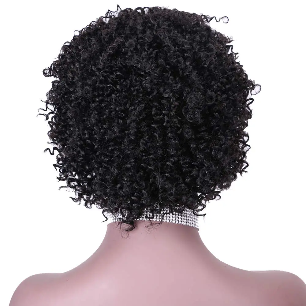 lace front wigs black human hair short