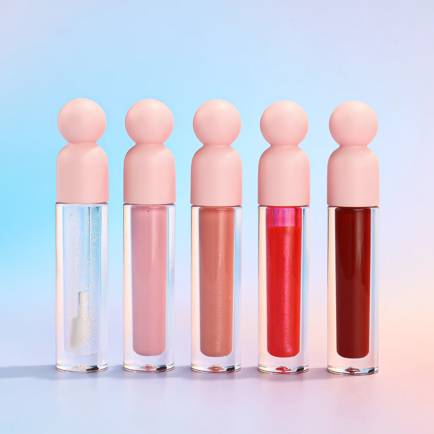 Lipgloss Custom Logo With Low Moq Vegan High Shine Gloss Non-Sticky Makeup Matte Liquid Lipstick Empty Tubes