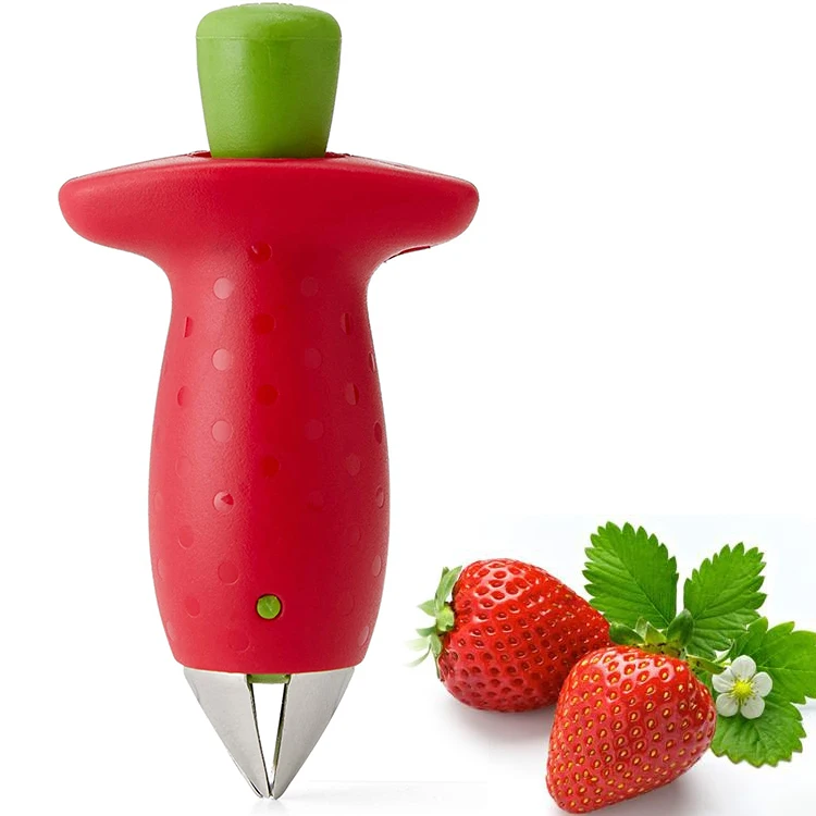 

Strawberry Huller Cherry Pitters Portable Gadget Knife Fruit Vegetable Leaf Stem Remover Tomato Stalks Kitchen Tool