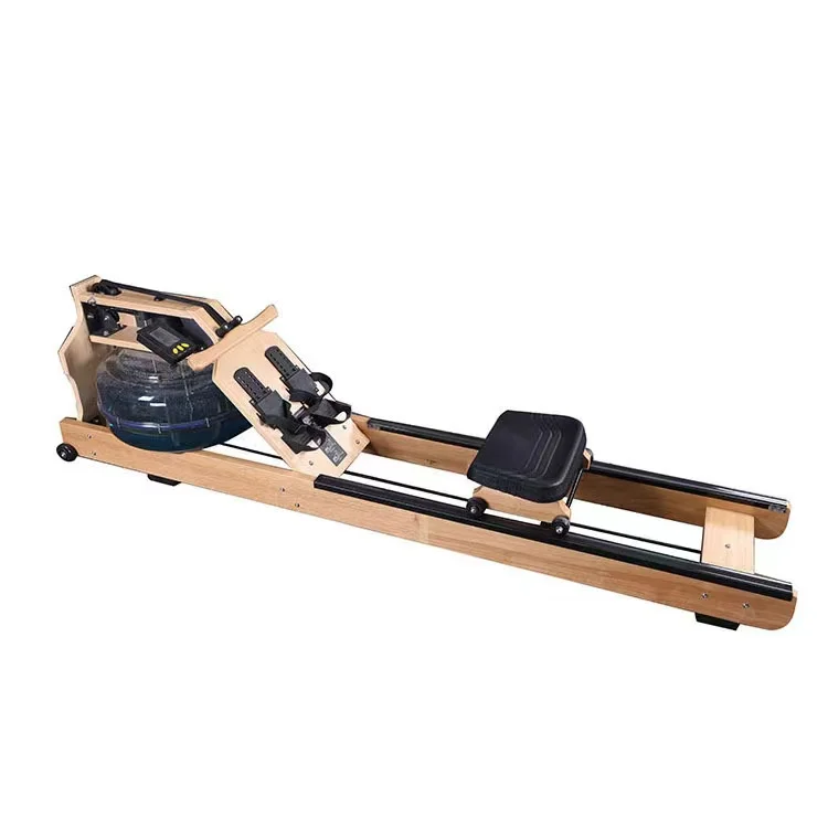 

Cardio Home Gym Exercise Wooden Water Rower Frame Equipment Health Sports Resistance Fitness Rowing Machine, Customized color