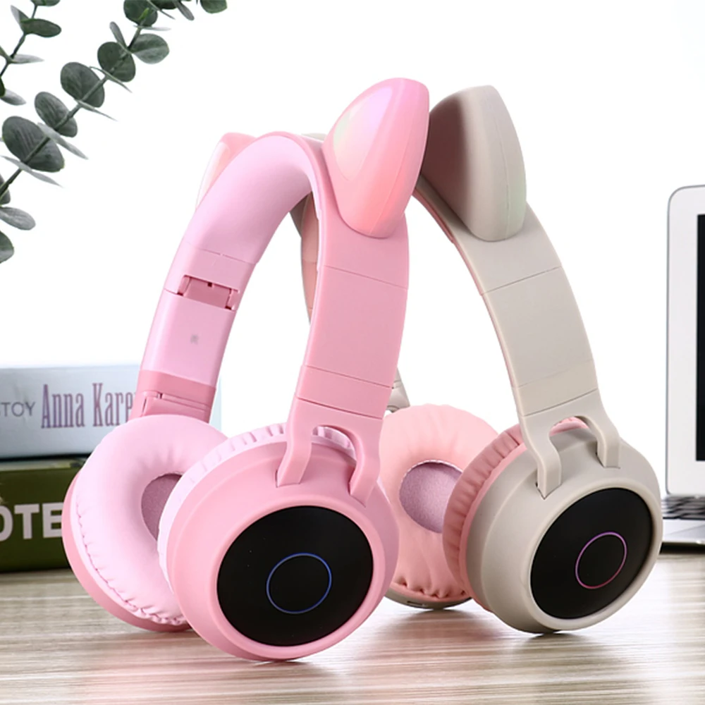 

Fingertime bluetooth wireless headset headphone,cat ear cute headphone