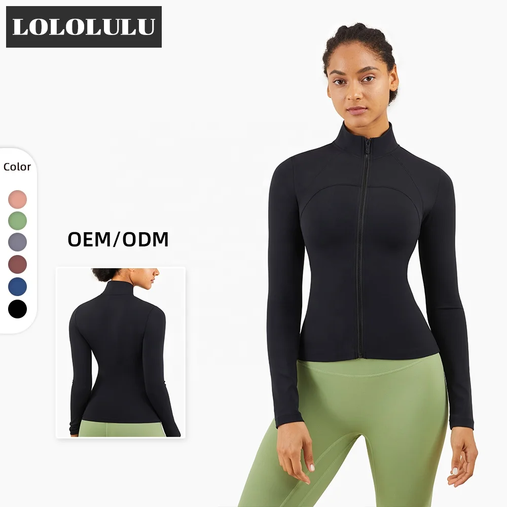 

Hot Sale Gym Jacket Fashion Women Fitness & Yoga Wear Running Training Yoga Sportswear, Picture shows