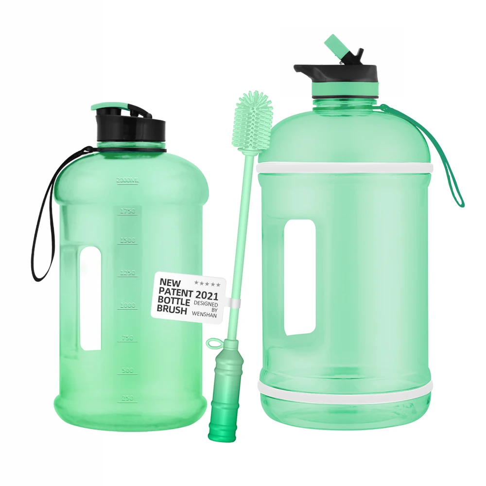 

Food grade half gallon bottle BPA free cleaner silicone brush for promotation, Can be customized as per the pantone number
