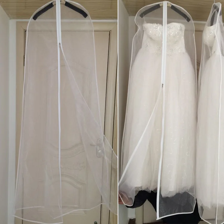 

Transparent Organza Bridal Dress Covers Wedding Dress Garment Bags