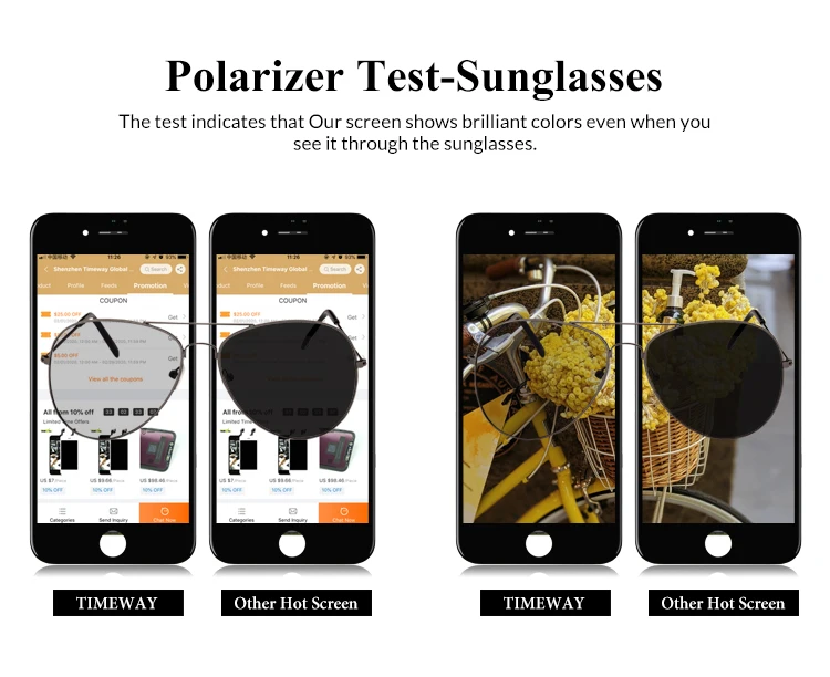 incell  lcd screen display for iphone 6s 6s plus, No dead pixels replacement screen for iphone 7 7 plus 8 8plus