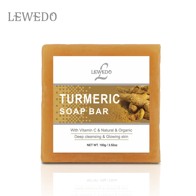

Wholesale Natural Organic Herbal Turmeric Soap Whitening Handmade Turmeric Soap Anti Acne Remove Dark Spots, Yellow