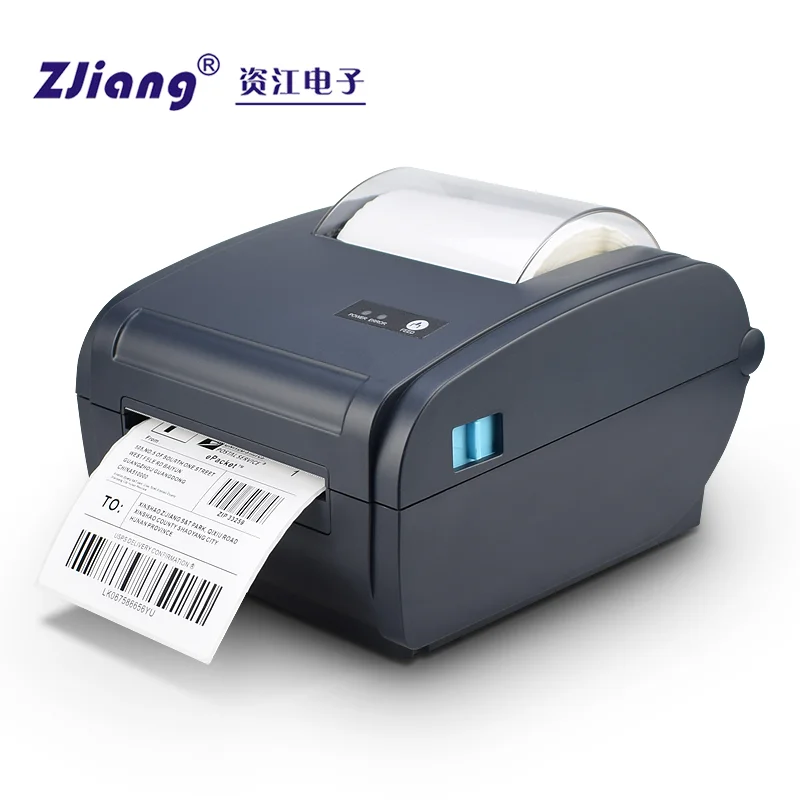 

4 Inch high speed Printing 110mm wireless Receipt Barcode Printer USB LAN Blue tooth Desktop thermal Label Printer