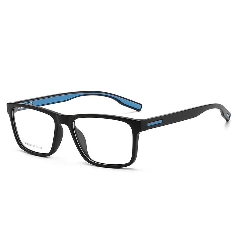 

New square flat glasses casual glassesTR frame retro frame men's glasses
