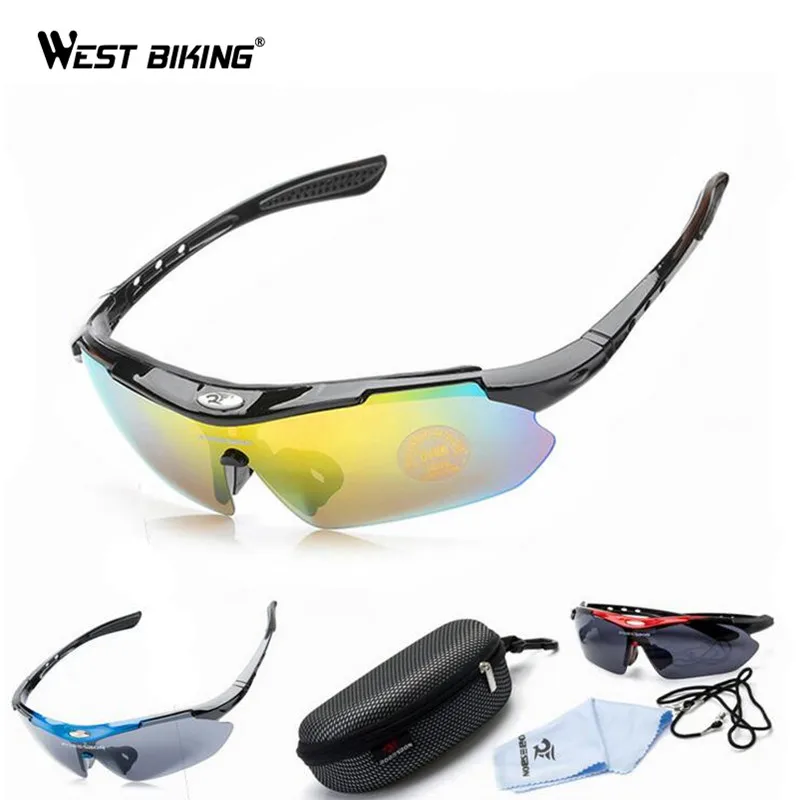 

ROBESBON Bicycle Riding Polarized PC Glasses Outdoor Sport Bike Cycling Sunglasses MTB Unisex Sport Bicycle Bike Glasses