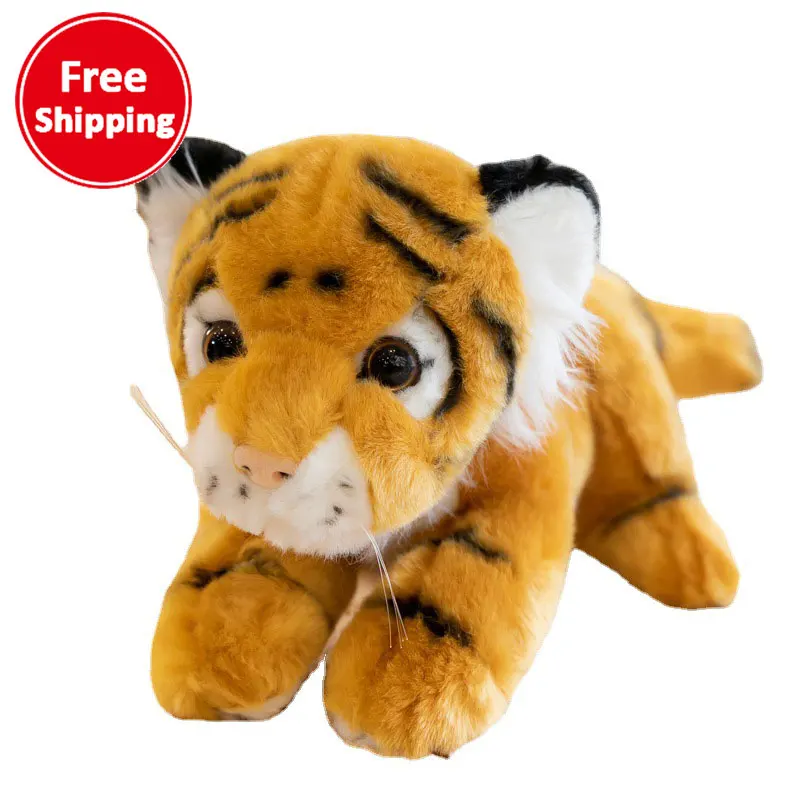 

stuffed animals white Tiger the king peluches cute baby plush soft big eyes toy