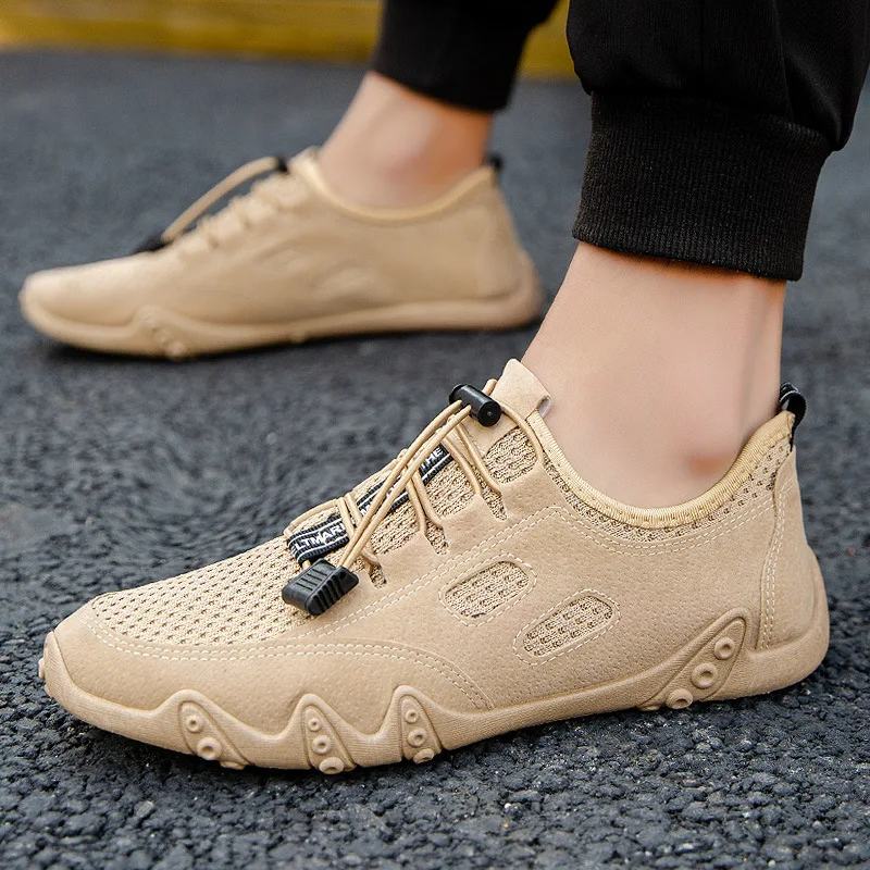 

Popcorn Outsole Fashion Casual Sport Large size leather flying woven Running Shoes, 3 colors