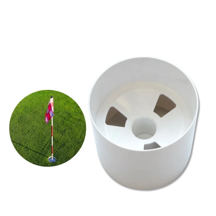 

Plastic Golf Ball Holes Cup For Practice Putting 4'' for Practice Golf Putting Green, White