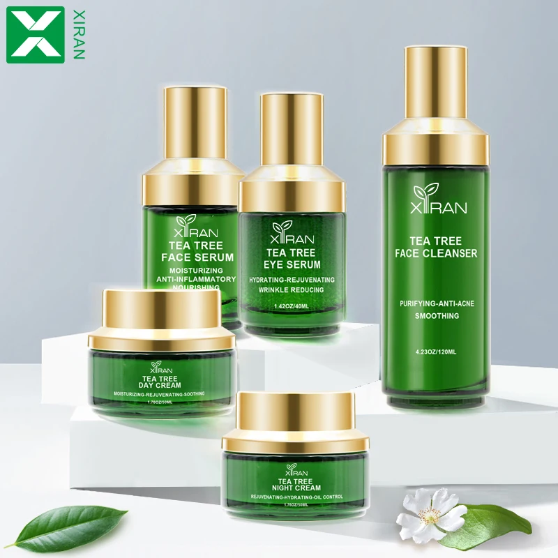 

Private Label Anti Aging Skin Care Set Organic Tea Tree Acne Remover Pimple Treatment Tea Tree Skin Care Set