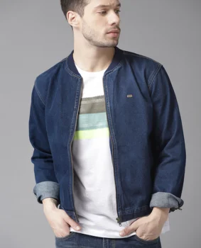 jaket jeans light blue