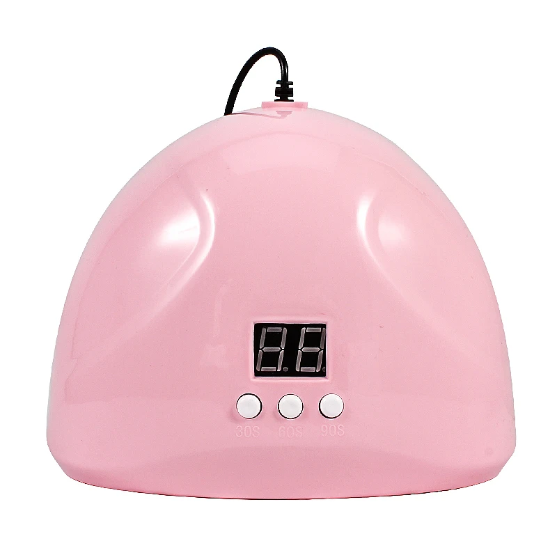 

Mini portable USB nail lamp for drying gel polish 36W uv led nail lamp, White