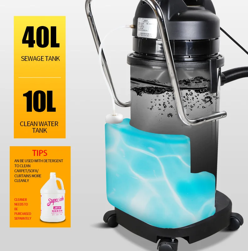 Commercial Hotel-Dedicated 220V/110V Carpet Extraction Cleaning Machine Manual Vacuum Cleaner with Sofa Art Spray Feature