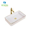 China sanitary ware bathroom vanity ceramic acrylic wash hand basin