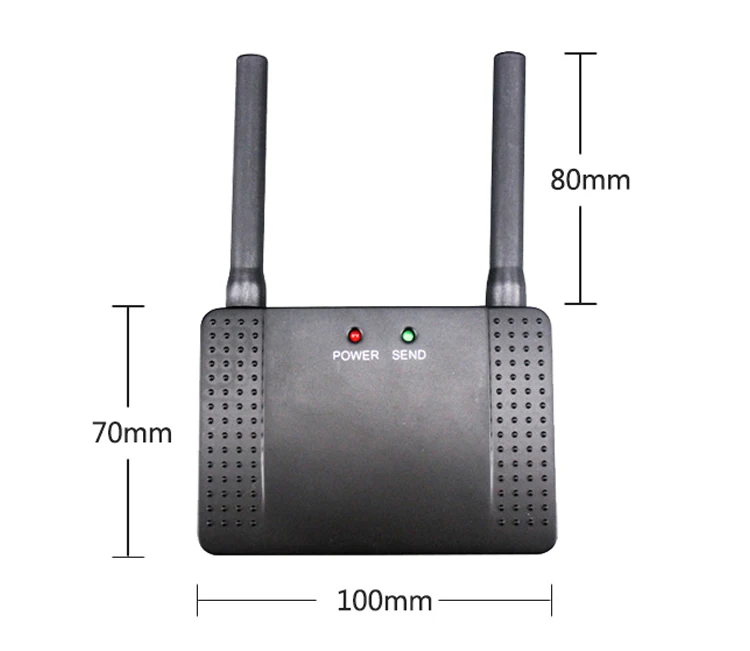 10X 433MHz Wireless Repeater Signal Amplification Booster Learning Code Extender 