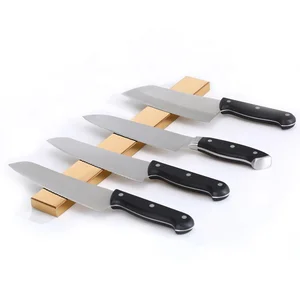 Image of 2019 New Gold 16 inch Stainless Steel Magnetic Knife Holder for Knives Kitchen