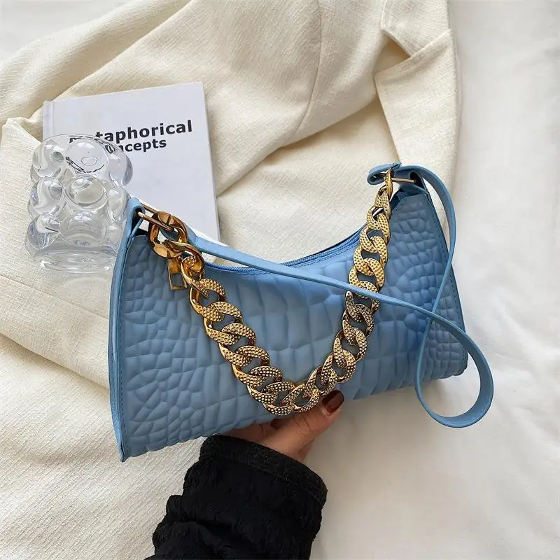 

cheap price fashion pu leather underarm chain bag Female purses and handbags 2023 bolsos para mujeres