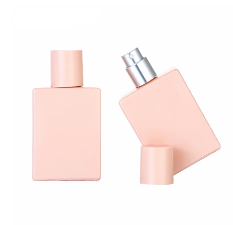 

30/50ml Wholesale Portable Perfume Spray Dispenser Fashion Pink Glass Perfume Travel Cologne Atomizers Fragrance Containers